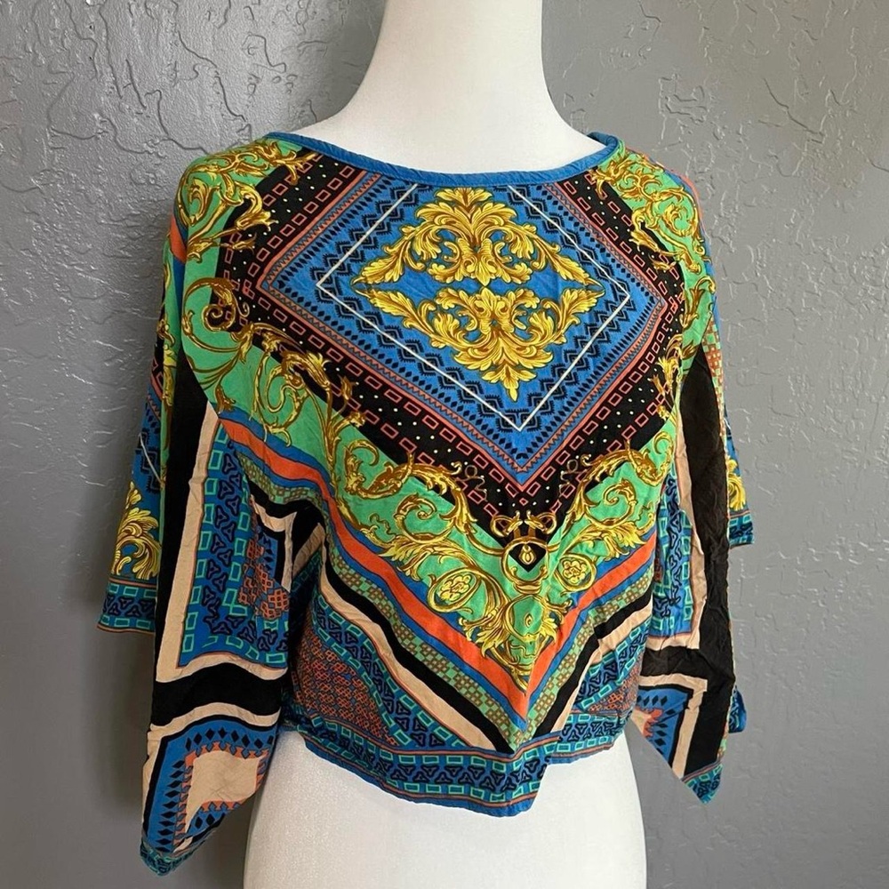 Colorful Geometric Patterned Top - Picture 2 of 7